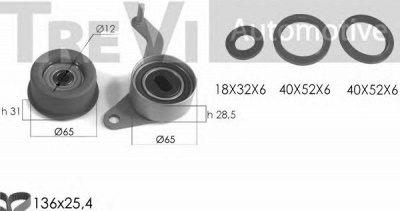 TREVI AUTOMOTIVE kd1076s -  Комплект ремня ГРМ